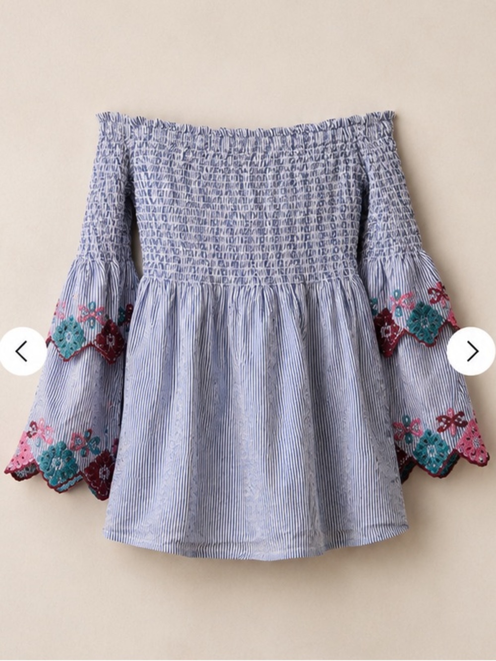 Loft off the shoulder top